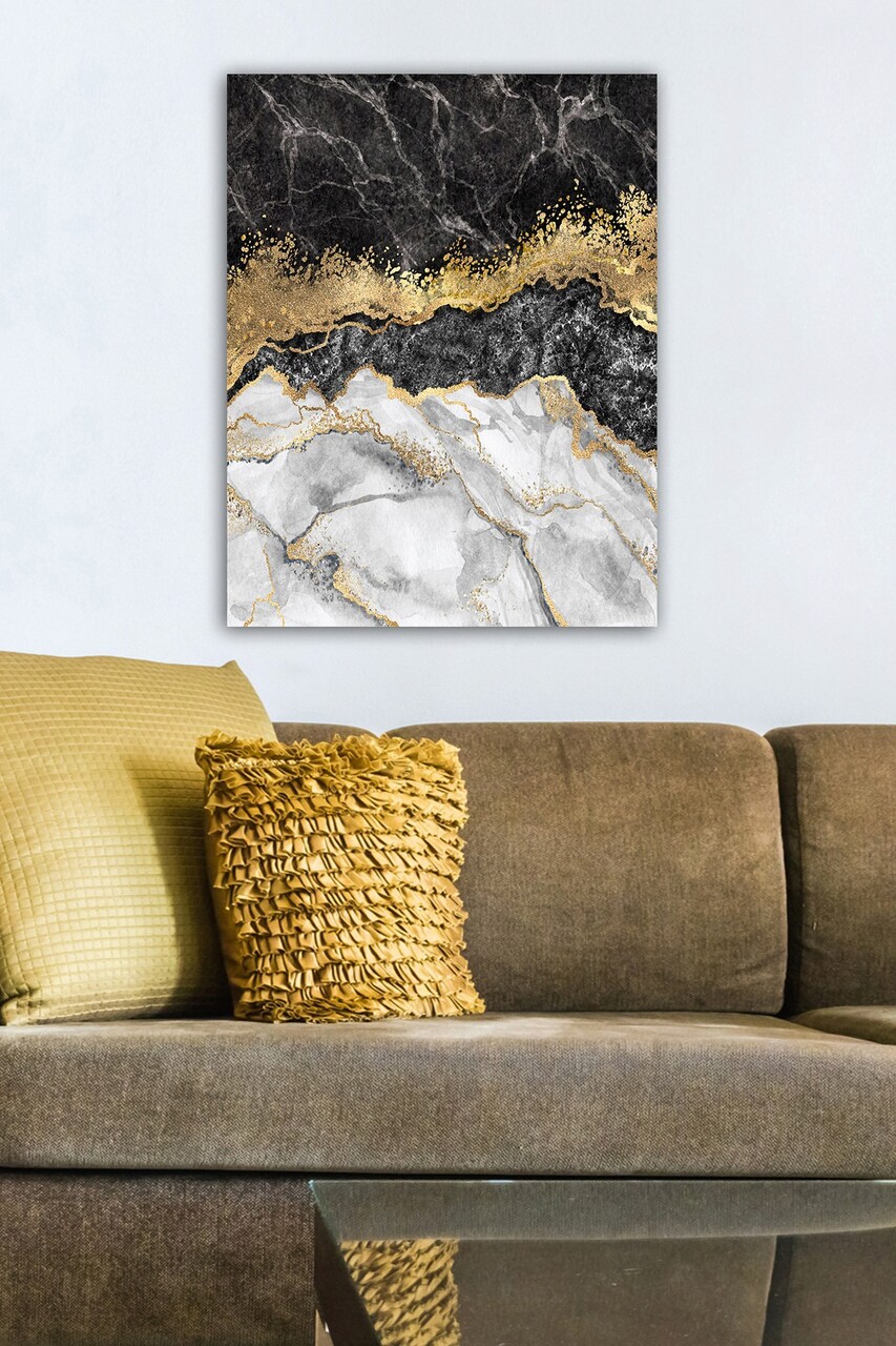 Tablou decorativ, 1415417387-5070, Cadru: 100% LEMN (grosime: 3 cm), Multicolor - imagine 6